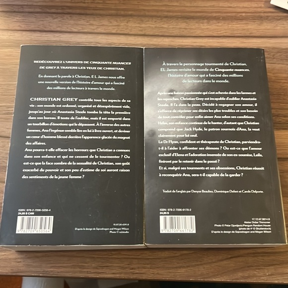 Grey + Darker - livres en français / books in FRENCH - Picture 2 of 6